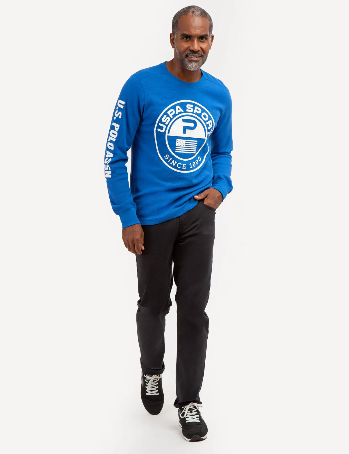 USPA SPORT THERMAL CREW PULLOVER sold by U.S. Polo Assn. product image thumbnail 3