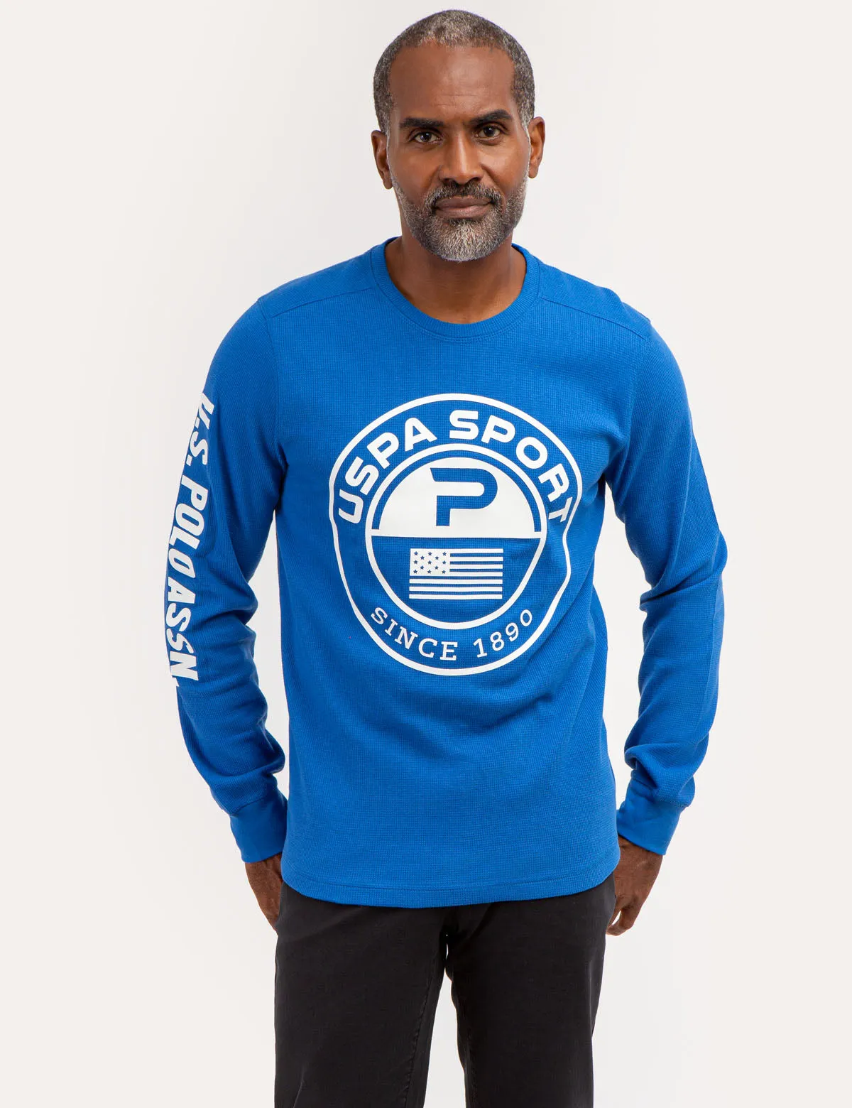 USPA SPORT THERMAL CREW PULLOVER sold by U.S. Polo Assn. product image thumbnail 2