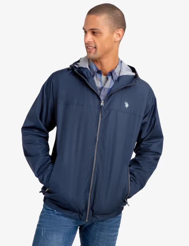 HOODED MESH-LINED WINDBREAKER sold by U.S. Polo Assn.