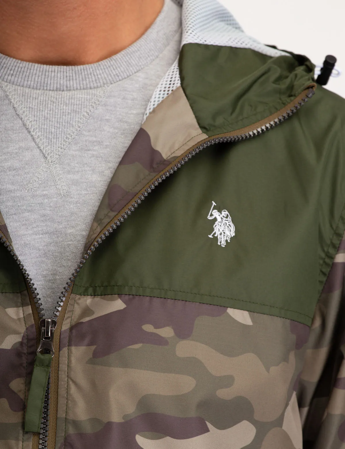 DIGITAL CAMO WINDBREAKER sold by U.S. Polo Assn. product image thumbnail 5