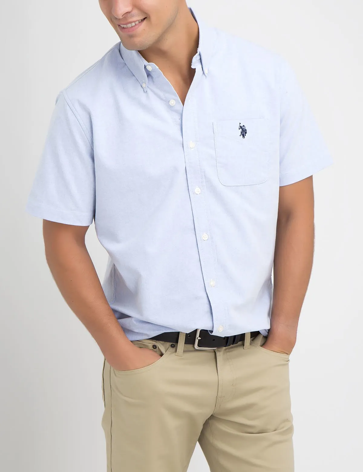 STRETCH FIT SHIRT IN OXFORD sold by U.S. Polo Assn. product image thumbnail 5