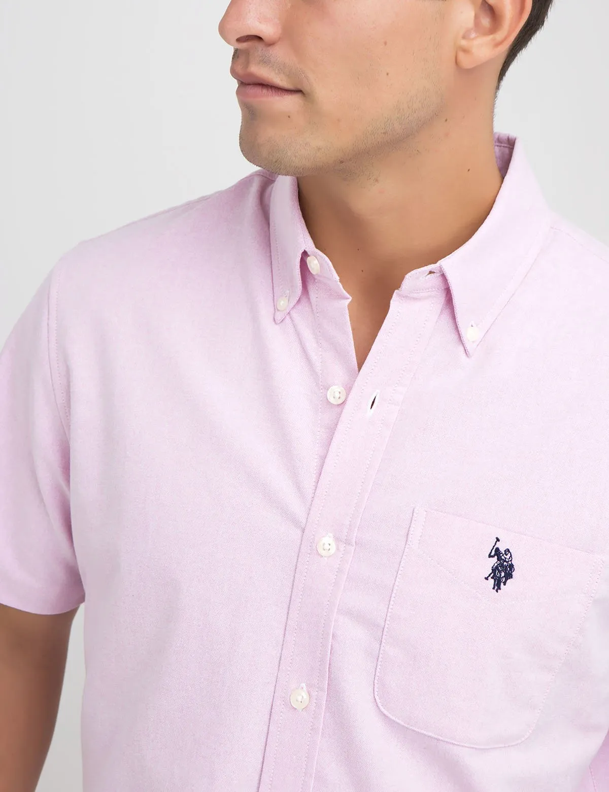 STRETCH FIT SHIRT IN OXFORD sold by U.S. Polo Assn. product image thumbnail 4