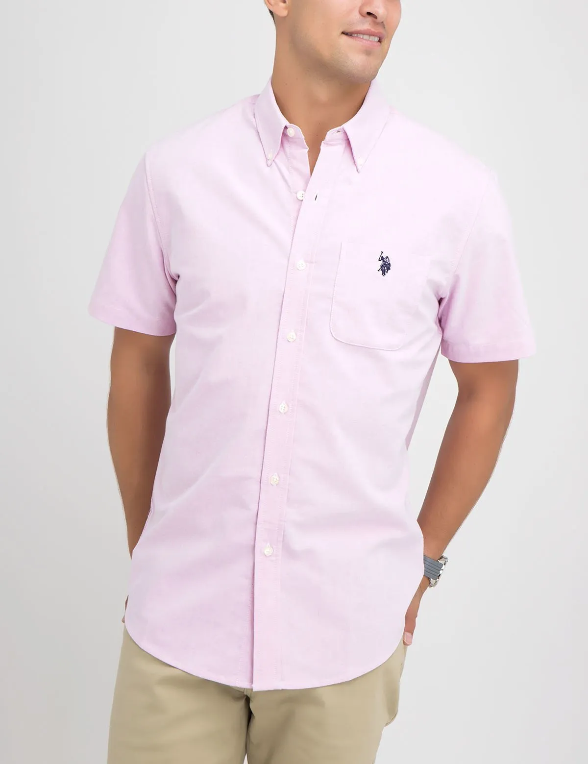 STRETCH FIT SHIRT IN OXFORD sold by U.S. Polo Assn.