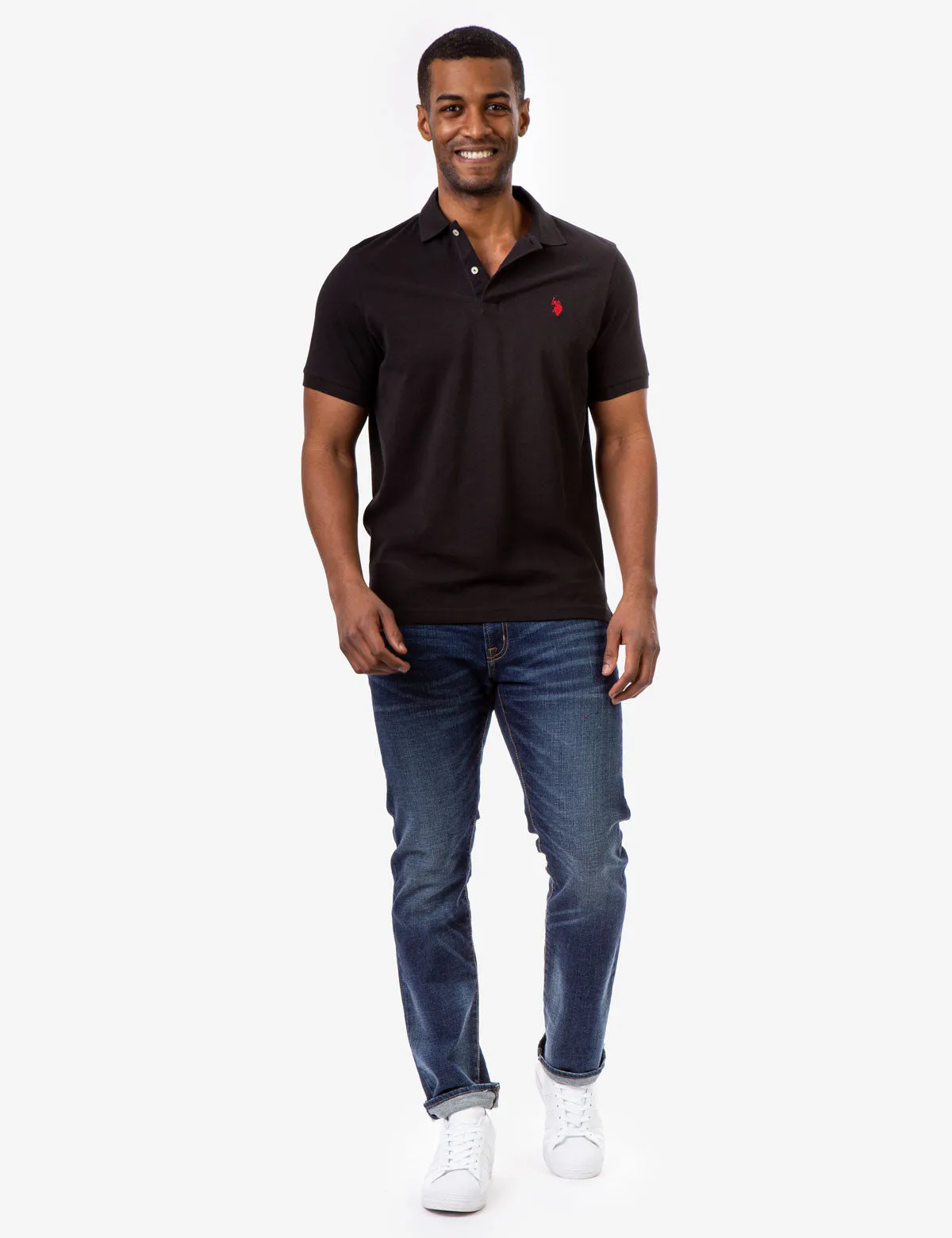 PIQUE SMALL LOGO POLO SHIRT sold by U.S. Polo Assn. product image thumbnail 2