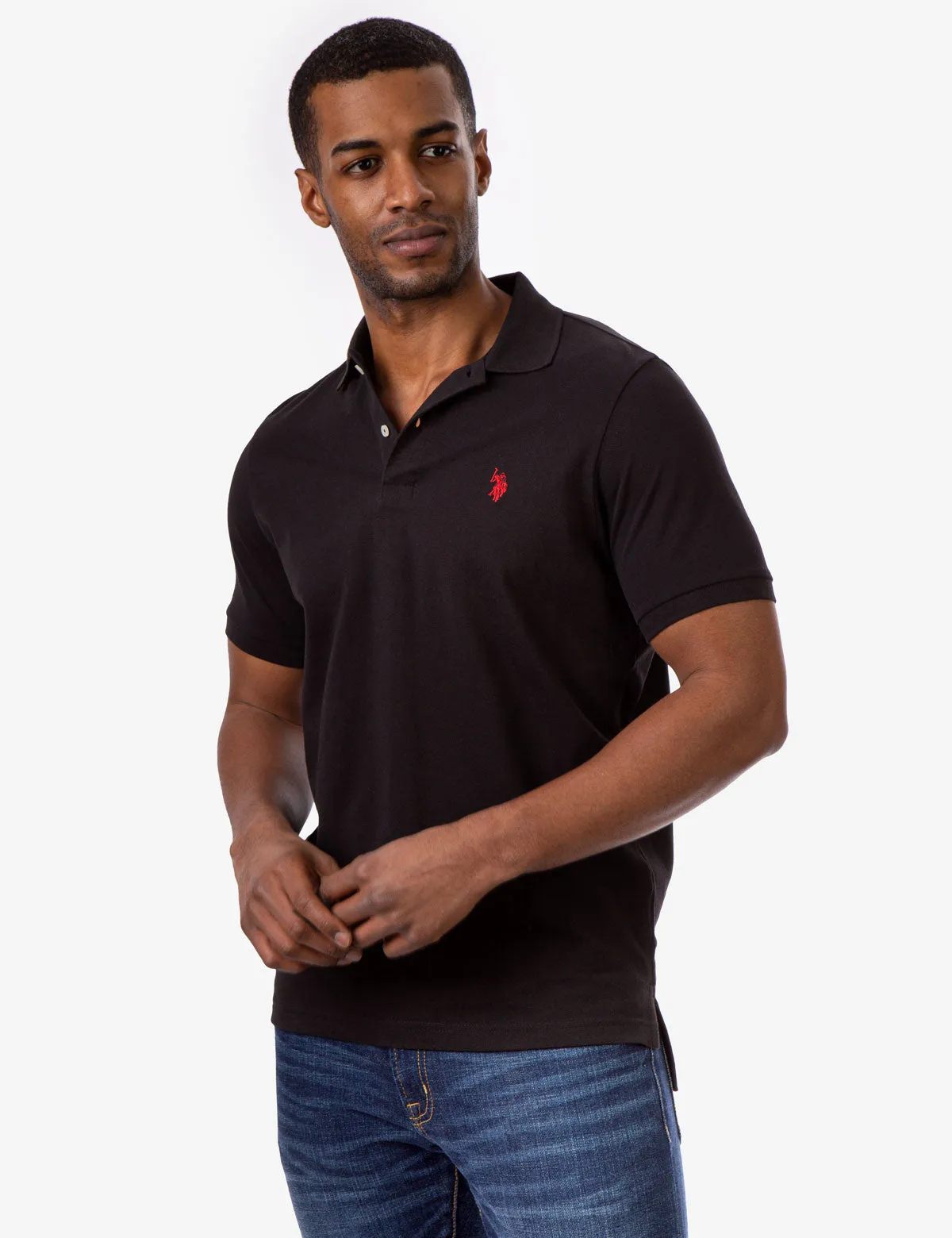 PIQUE SMALL LOGO POLO SHIRT sold by U.S. Polo Assn.