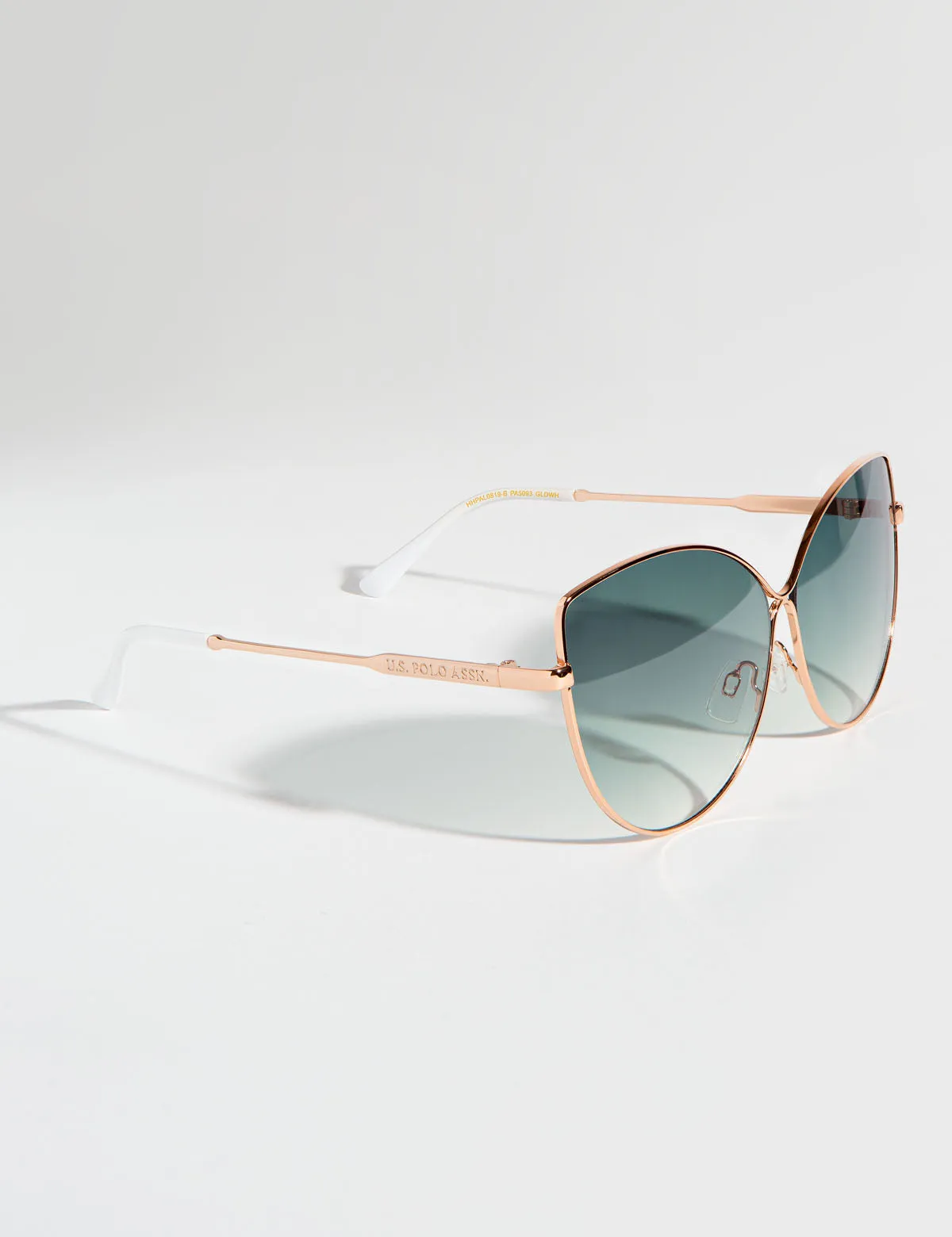 LADIES METAL CAT-EYE SUNGLASSES sold by U.S. Polo Assn. product image thumbnail 3