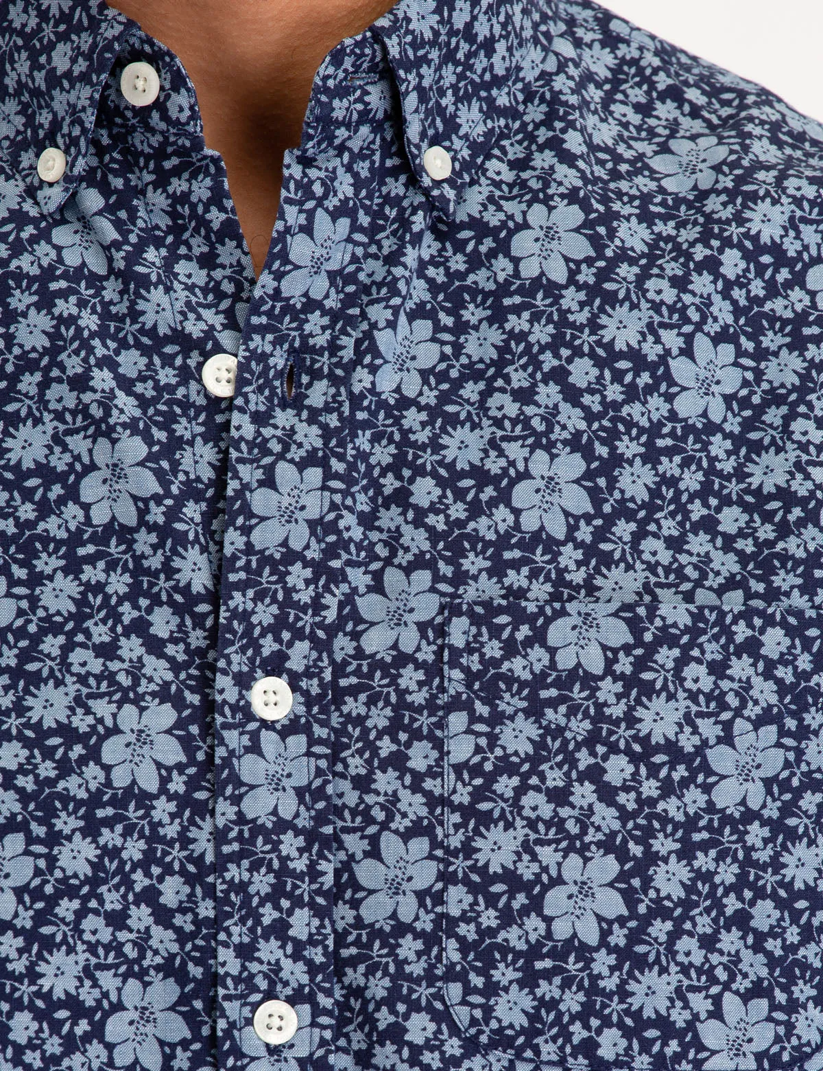 FLORAL PRINT SHORT SLEEVE SHIRT sold by U.S. Polo Assn. product image thumbnail 3