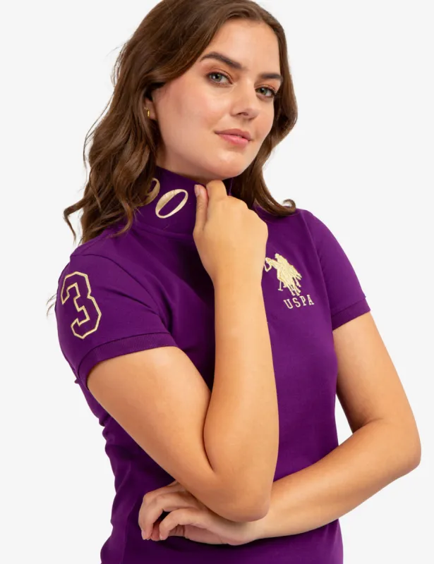 USPA METALLIC PRINT POLO SHIRT sold by U.S. Polo Assn.
