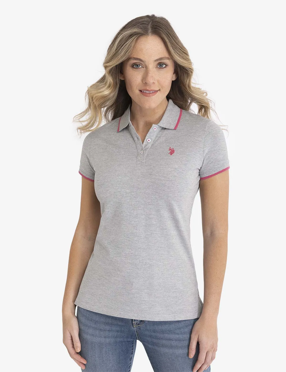 TIPPED SOLID POLO SHIRT sold by U.S. Polo Assn. product image thumbnail 5