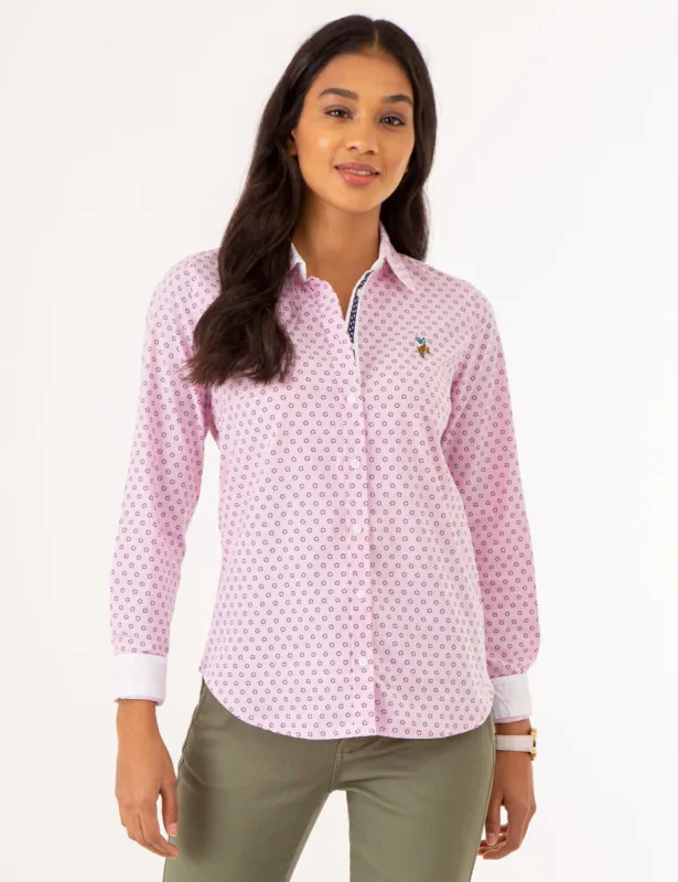 PRINTED POPLIN OXFORD SHIRT made by U.S. Polo Assn.
