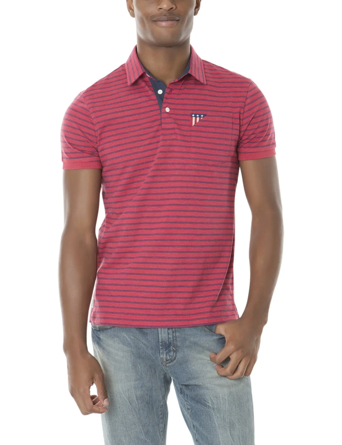 SLIM FIT JERSEY STRIPED POLO SHIRT sold by U.S. Polo Assn. product image thumbnail 4