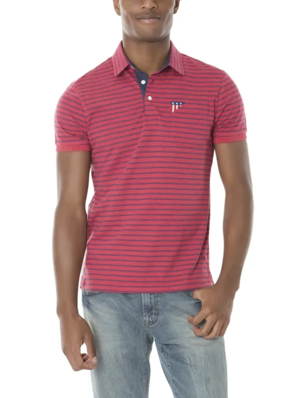 SLIM FIT JERSEY STRIPED POLO SHIRT sold by U.S. Polo Assn.
