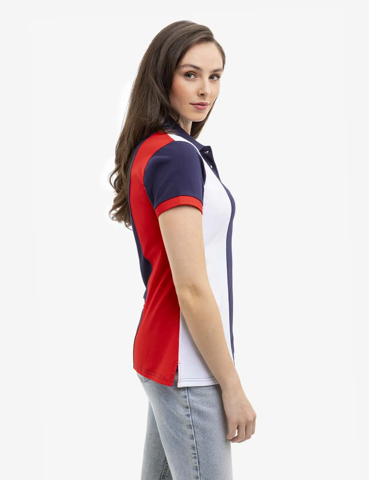 PIECED STRIPE POLO SHIRT sold by U.S. Polo Assn. product image thumbnail 3