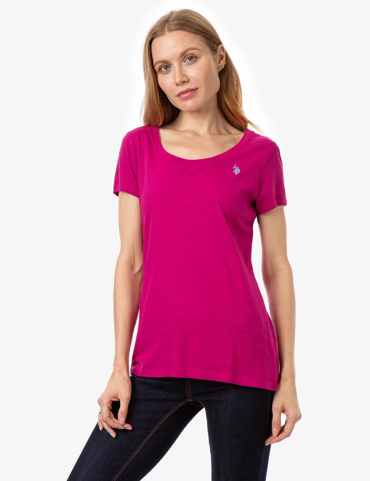 SCOOP NECK T-SHIRT sold by U.S. Polo Assn.