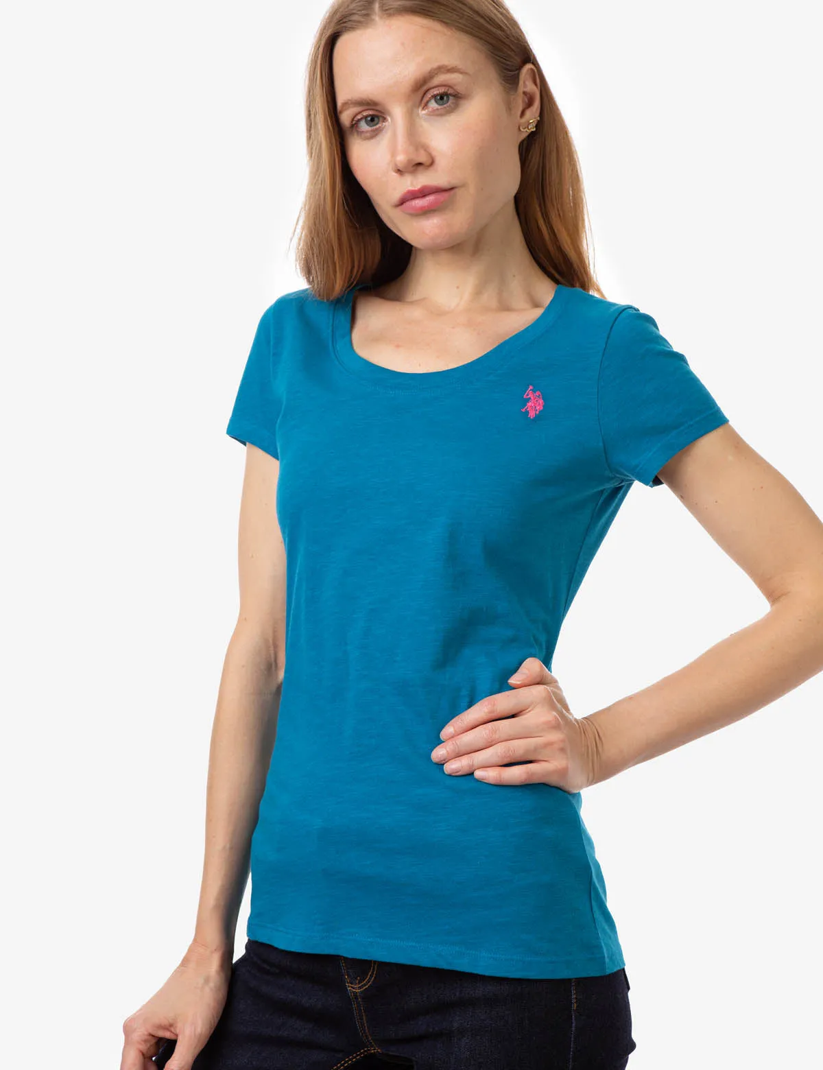 SCOOP NECK T-SHIRT sold by U.S. Polo Assn. product image thumbnail 5