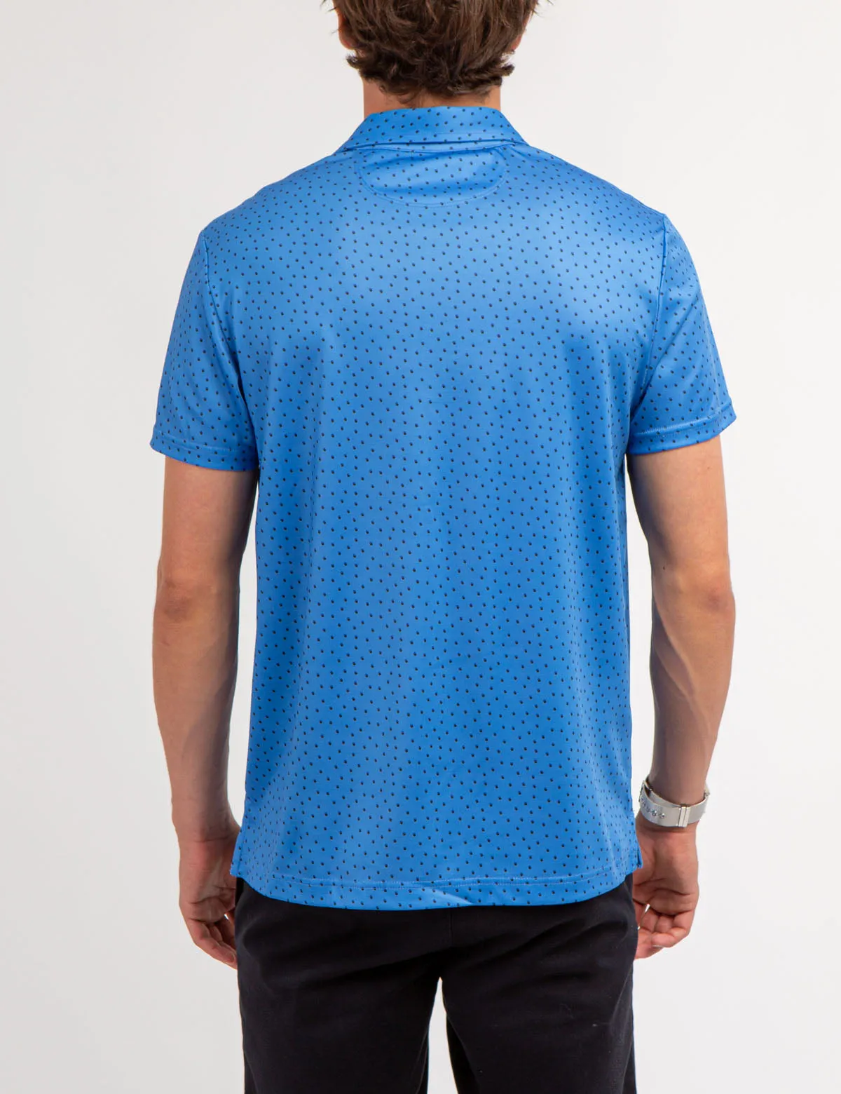 SHADOW DOT PRINT PERFORMANCE POLO SHIRT sold by U.S. Polo Assn. product image thumbnail 4