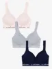 3PK MOLDED CUP CLOSED BACK BRAS WITH ADJUSTABLE STRAPS sold by U.S. Polo Assn.
