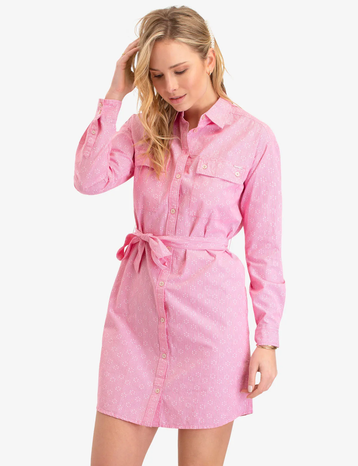 STRIPED OXFORD DRESS sold by U.S. Polo Assn.