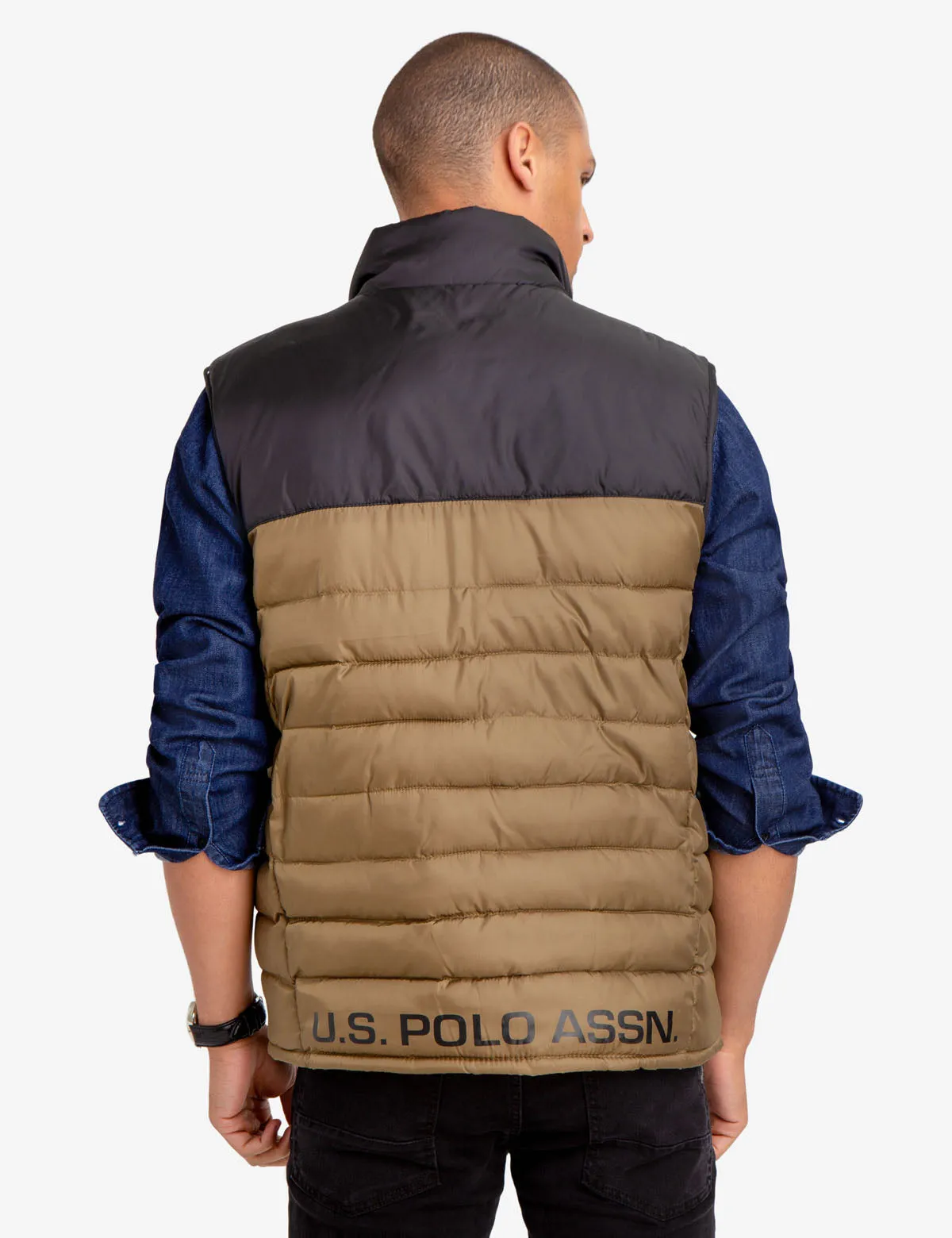 ESSENTIAL COLORBLOCK PUFFER VEST sold by U.S. Polo Assn. product image thumbnail 4
