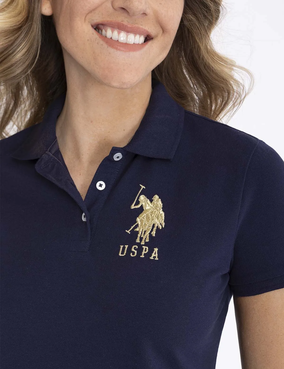 USPA METALLIC PRINT POLO SHIRT sold by U.S. Polo Assn. product image thumbnail 4