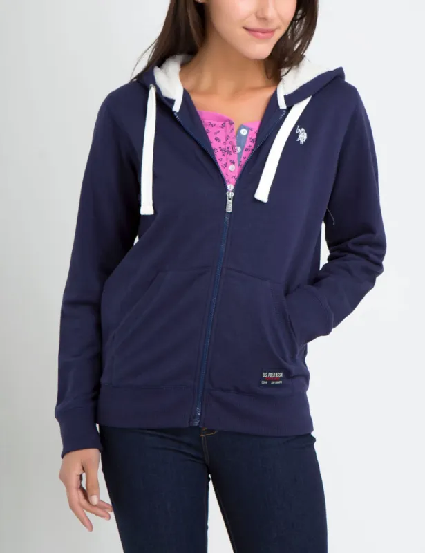 ESSENTIAL SHERPA HOODIE sold by U.S. Polo Assn.