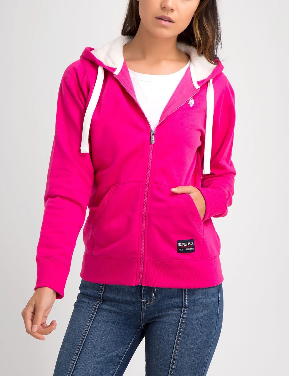 ESSENTIAL SHERPA HOODIE sold by U.S. Polo Assn. product image thumbnail 5