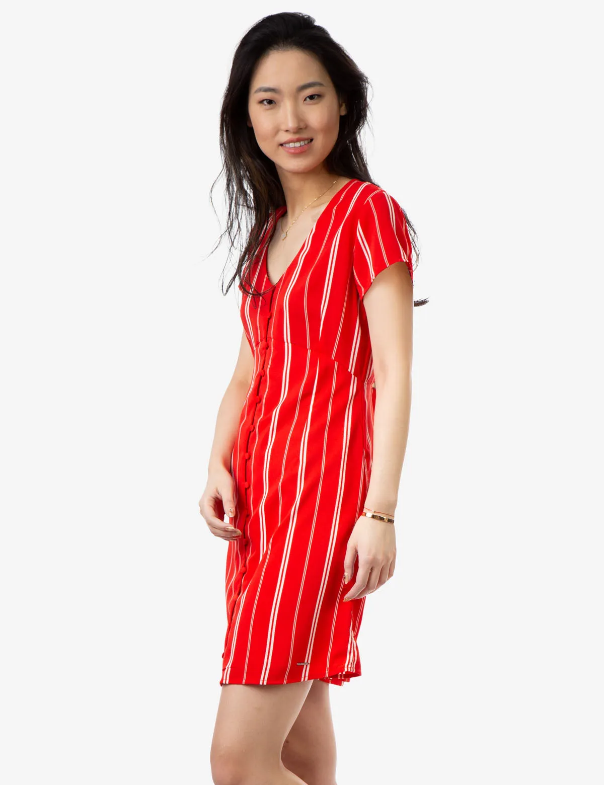 STRIPE BUTTON UP DRESS sold by U.S. Polo Assn. product image thumbnail 2
