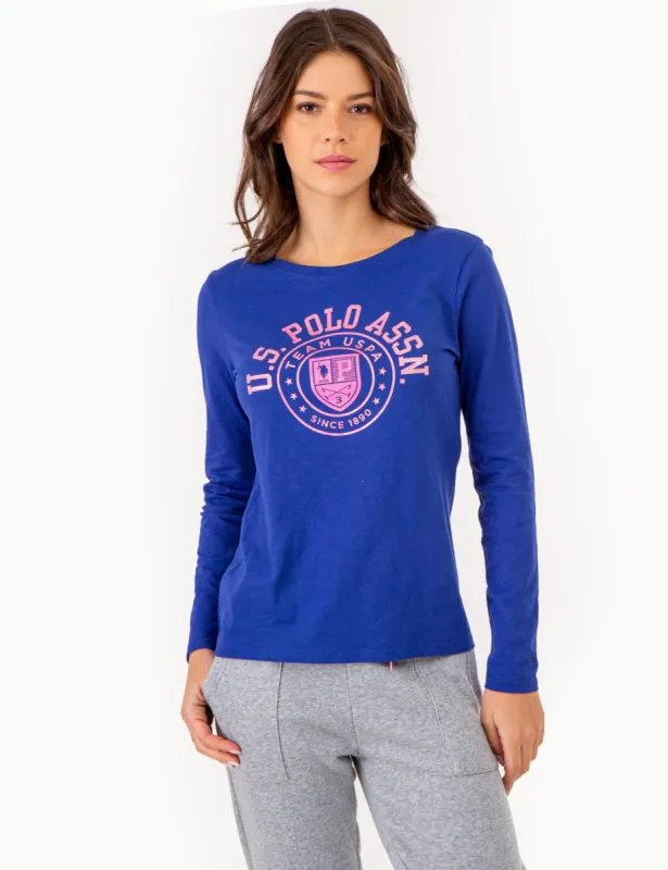 LONG SLEEVE ARCH PRINT T-SHIRT made by U.S. Polo Assn.