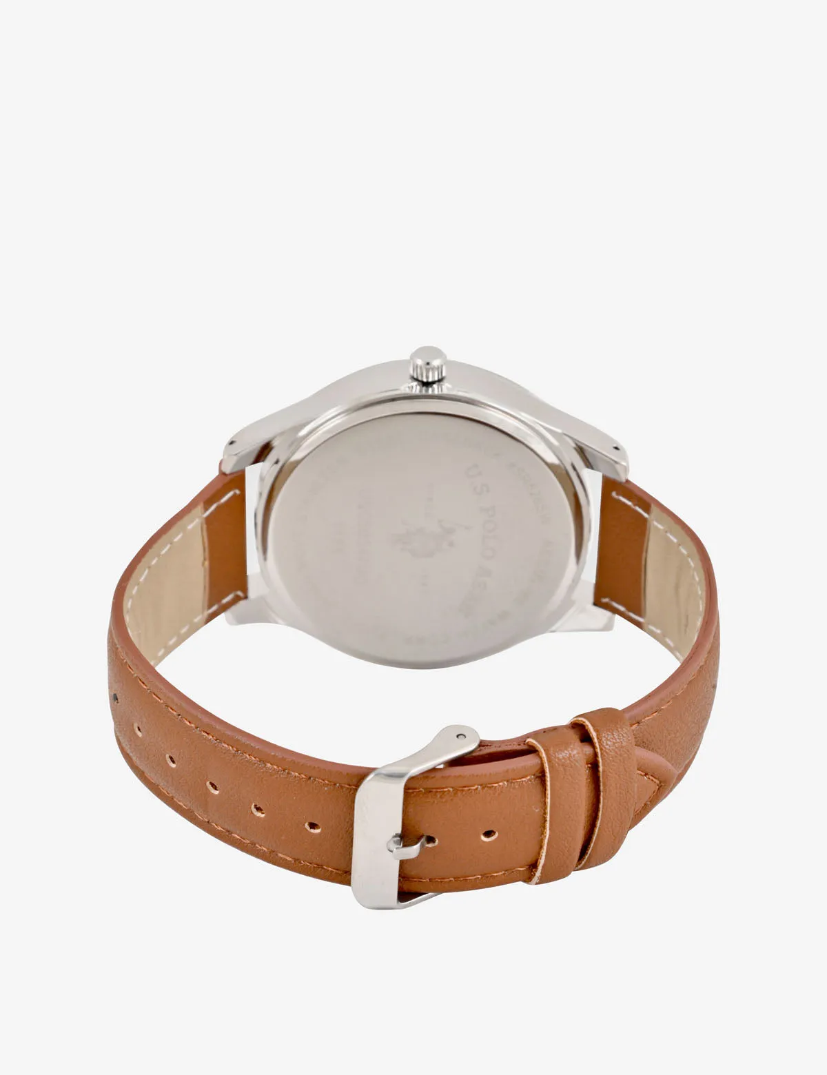 MEN'S BROWN STRAP WITH BLUE DIAL ANALOG WATCH sold by U.S. Polo Assn. product image thumbnail 5