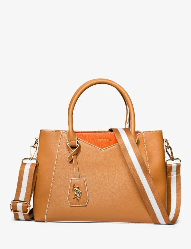 ENVELOPE STITCH TOTE BAG sold by U.S. Polo Assn.