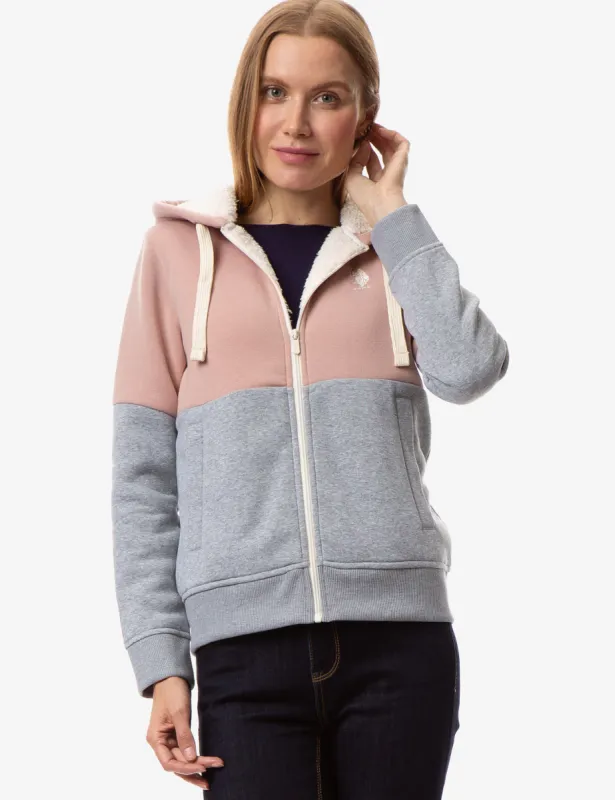 COLORBLOCK FLEECE HOODIE sold by U.S. Polo Assn.