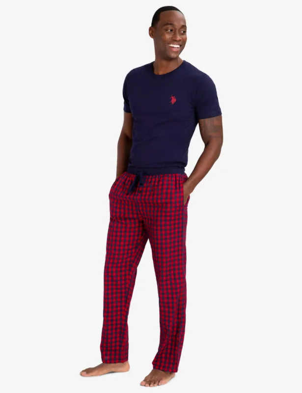 LOUNGE SET: TEE-SHIRT & LOGO PANTS made by U.S. Polo Assn.