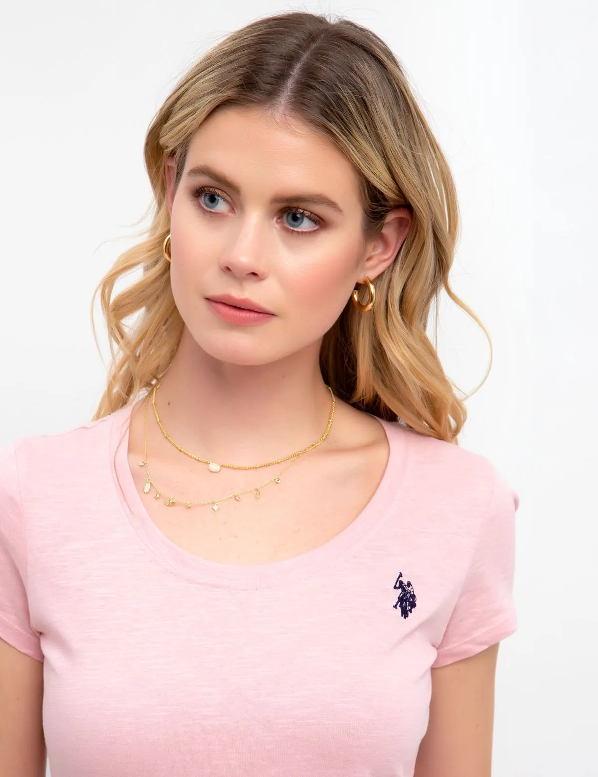 Scoop Neck T-Shirt sold by U.S. Polo Assn. product image thumbnail 2