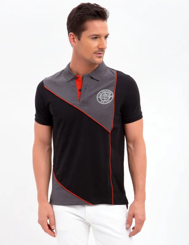 SLIM FIT STRETCH COLORBLOCK POLO SHIRT sold by U.S. Polo Assn.
