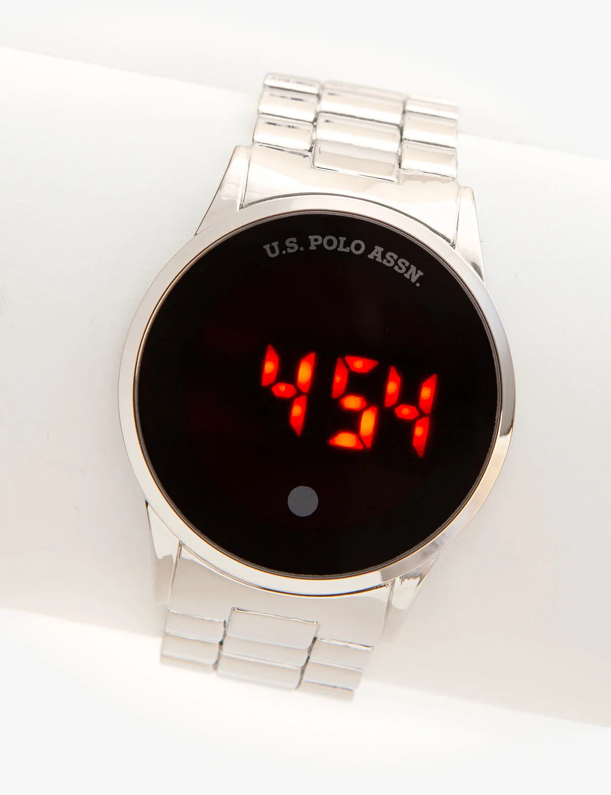 MEN'S SILVERTONE LED WATCH sold by U.S. Polo Assn.
