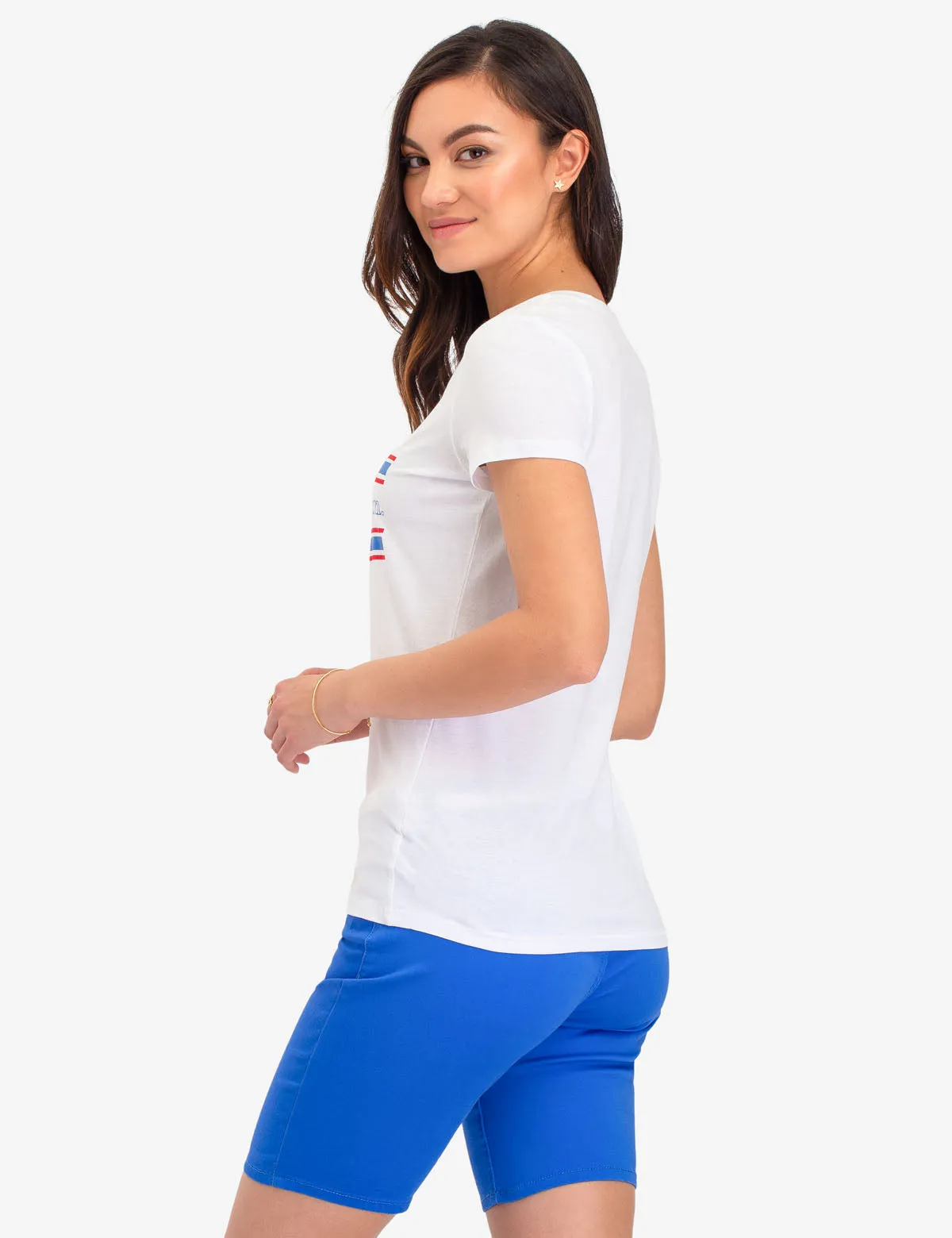 USPA FOIL STRIPED GRAPHIC T-SHIRT sold by U.S. Polo Assn. product image thumbnail 4