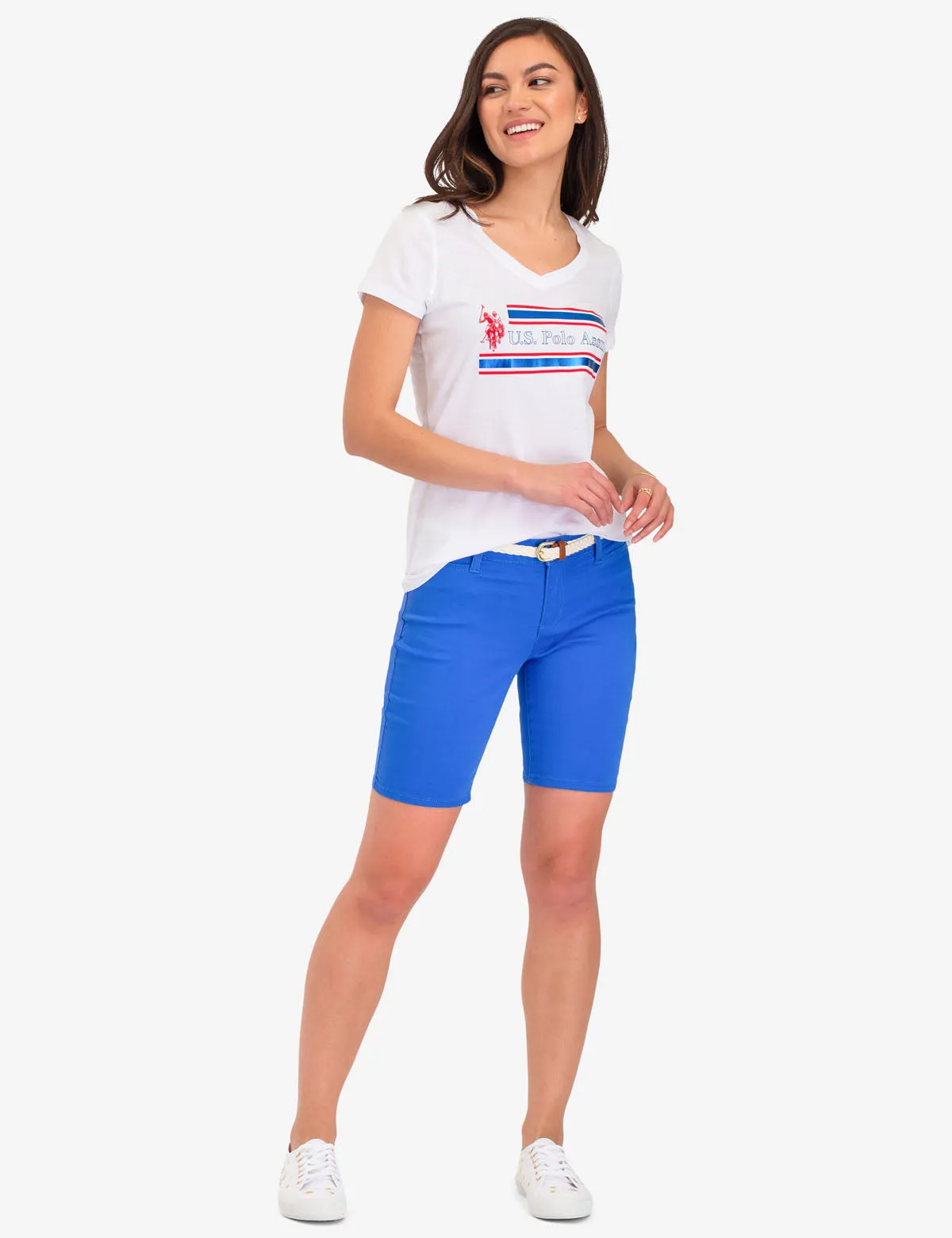 USPA FOIL STRIPED GRAPHIC T-SHIRT sold by U.S. Polo Assn. product image thumbnail 3