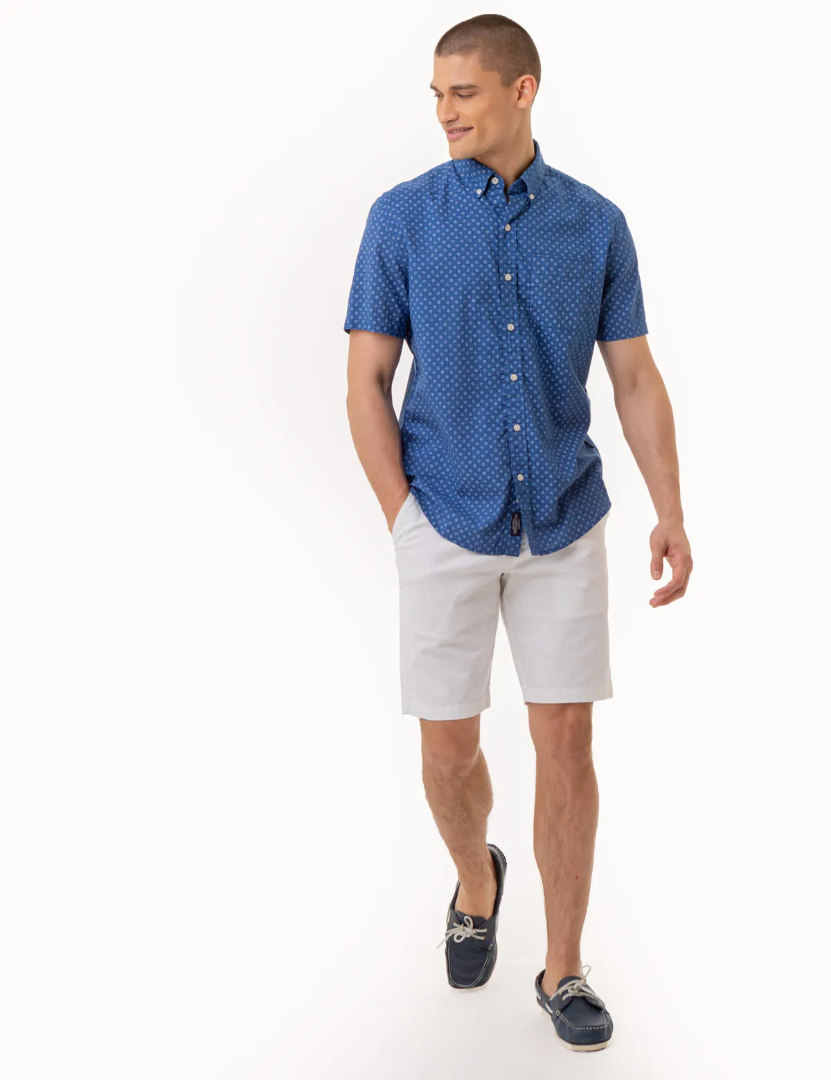 DITSY PRINT SHORT SLEEVE WOVEN SHIRT sold by U.S. Polo Assn. product image thumbnail 2