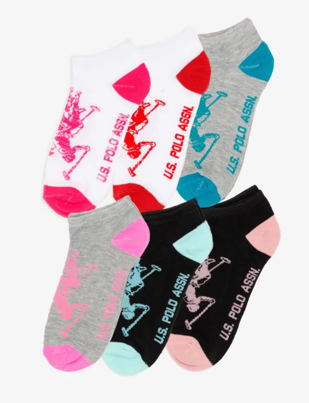 WOMENS 6PK ASSORTED BIG DHM LOW CUT SOCKS sold by U.S. Polo Assn.