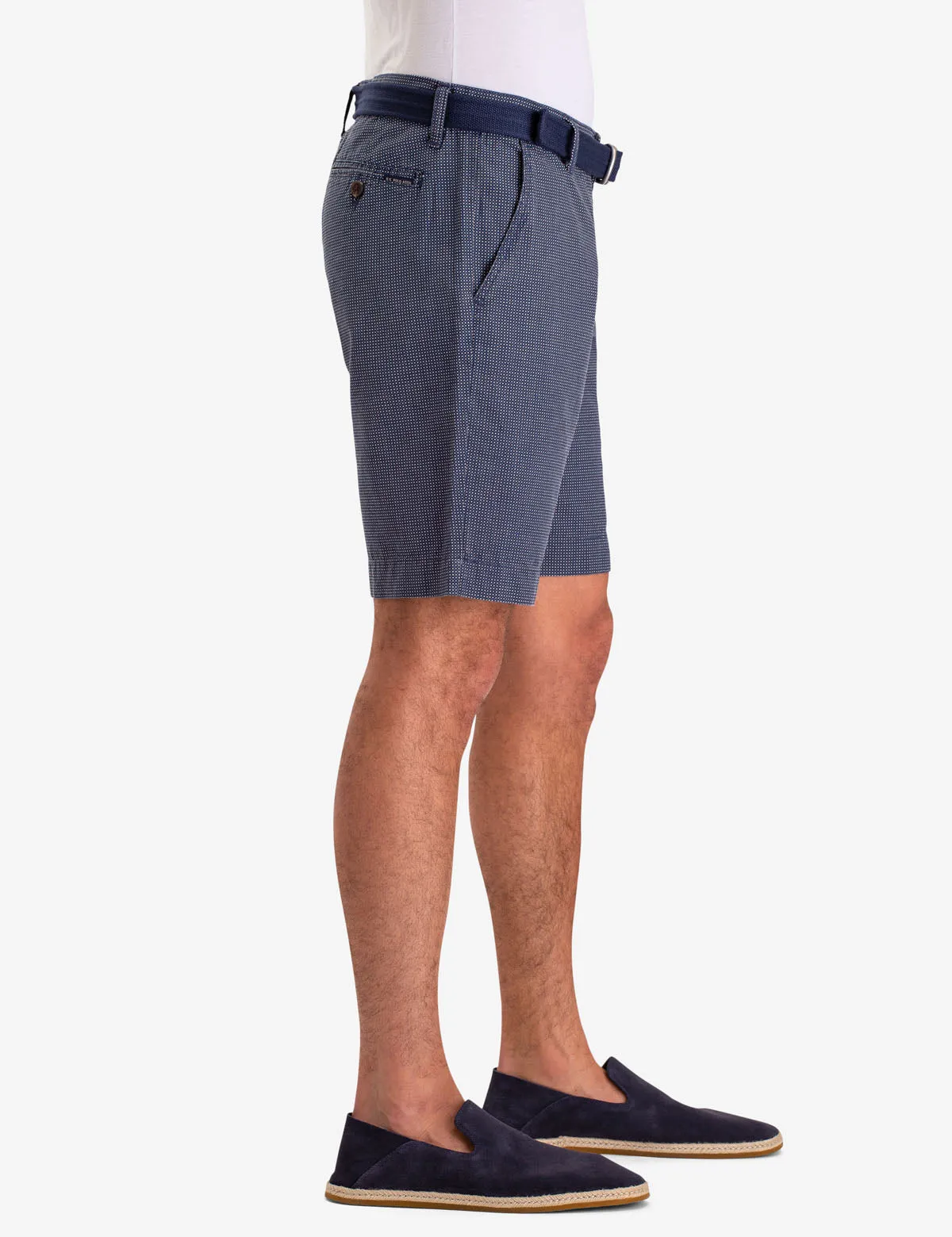 BELTED PRINTED CHAMBRAY SHORTS sold by U.S. Polo Assn. product image thumbnail 2