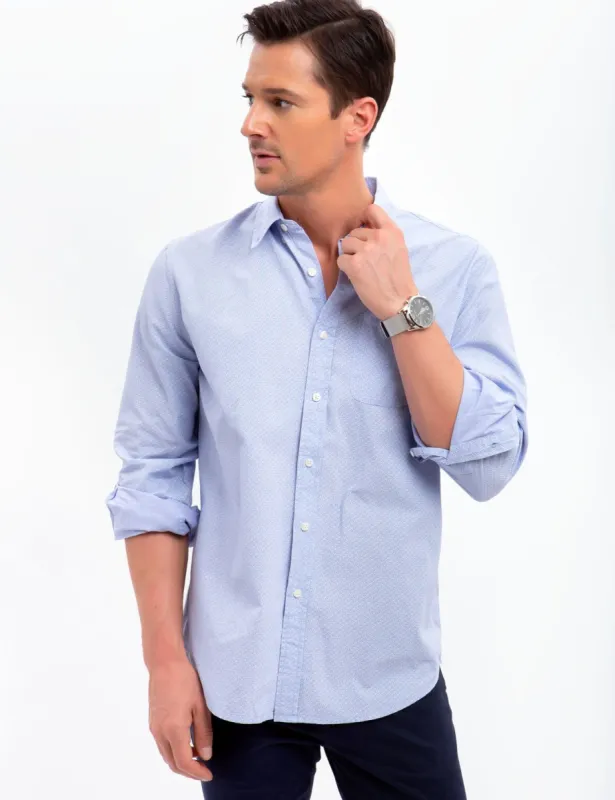 STRETCH SLIM PRINTED SHIRT sold by U.S. Polo Assn.