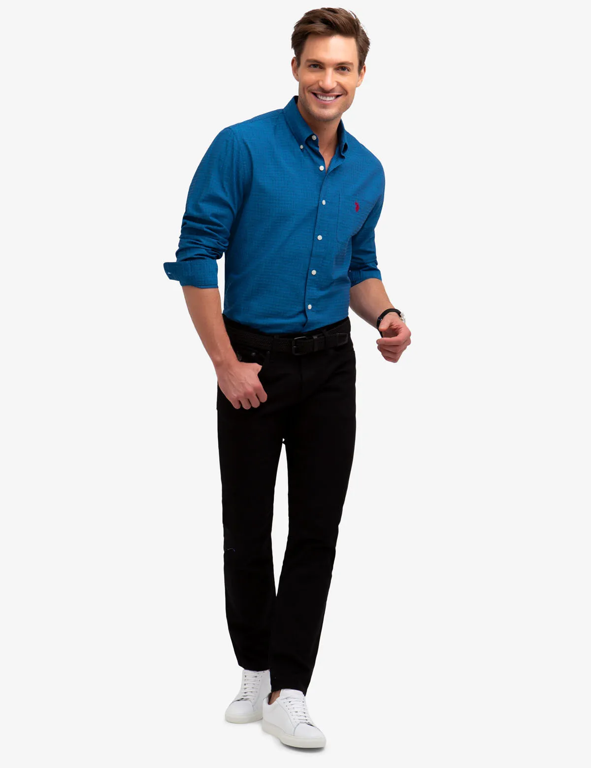 DOBBY DOT SHIRT sold by U.S. Polo Assn. product image thumbnail 5