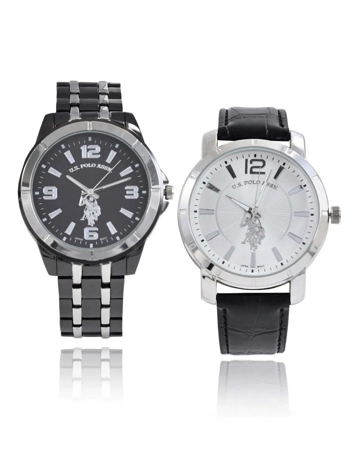 MEN'S LINK AND CROC STRAP WATCH SET sold by U.S. Polo Assn. product image thumbnail 3