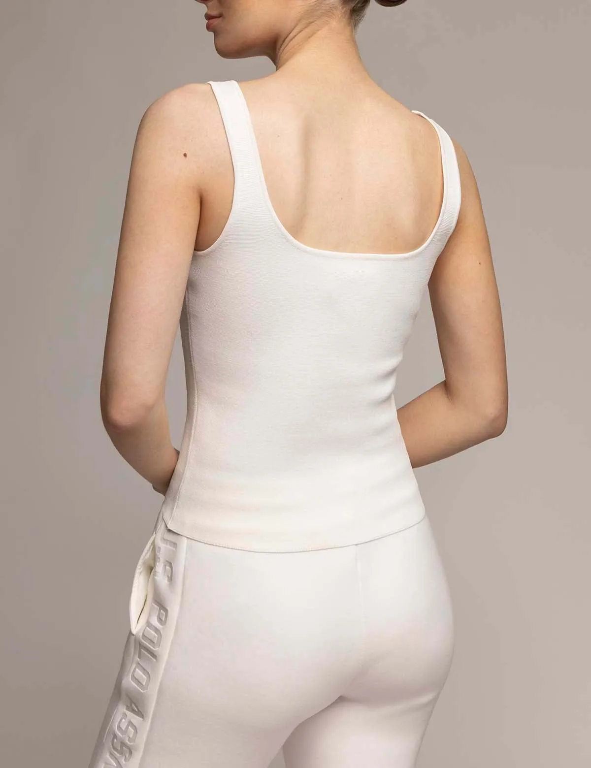 WHITE LABEL SQUARE NECK SWEATER TANK sold by U.S. Polo Assn. product image thumbnail 3