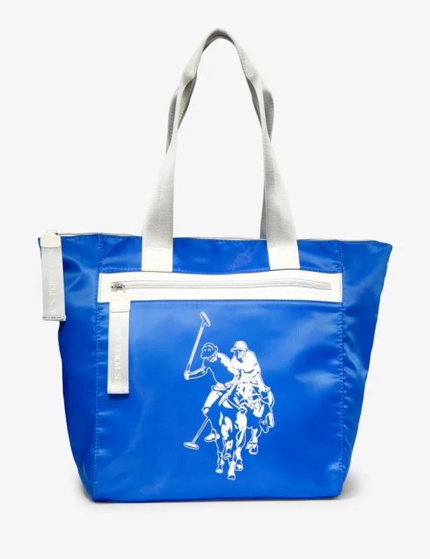 NYLON LOGO TOTE BAG sold by U.S. Polo Assn.
