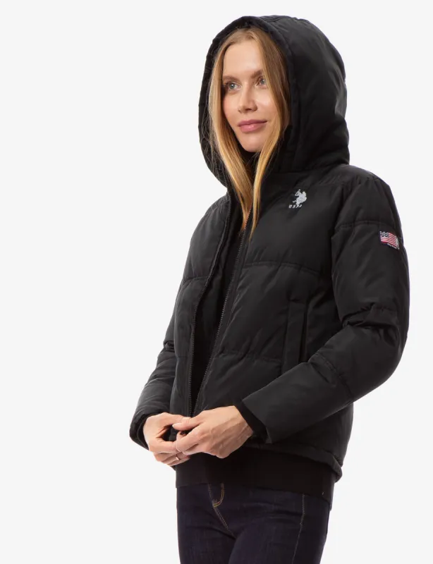 HOODED PUFFER COAT sold by U.S. Polo Assn.