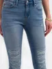 RAILROAD STRIPED MID RISE JEGGINGS sold by U.S. Polo Assn.