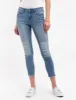 RAILROAD STRIPED MID RISE JEGGINGS sold by U.S. Polo Assn.