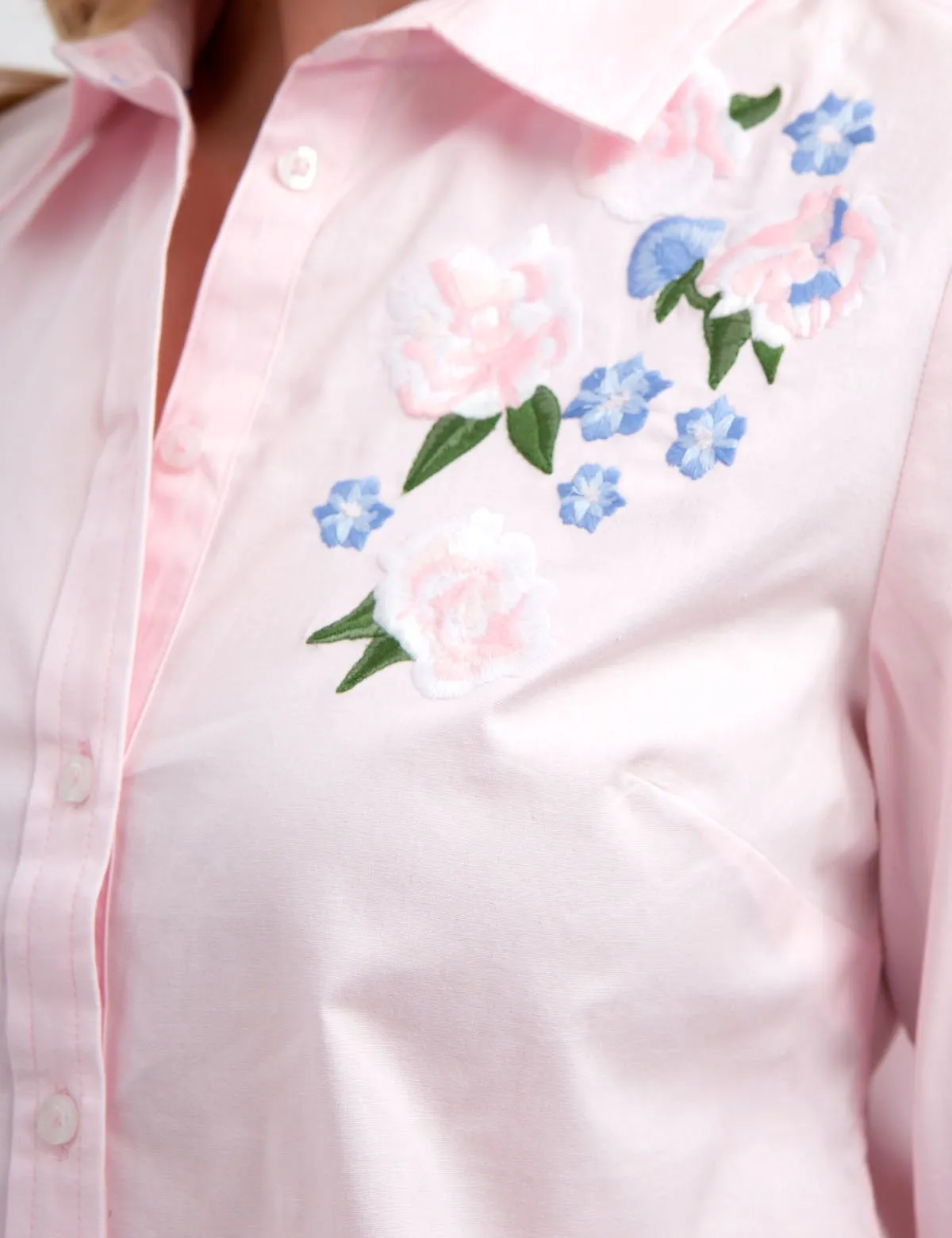 FLORAL POPLIN TOP sold by U.S. Polo Assn. product image thumbnail 5