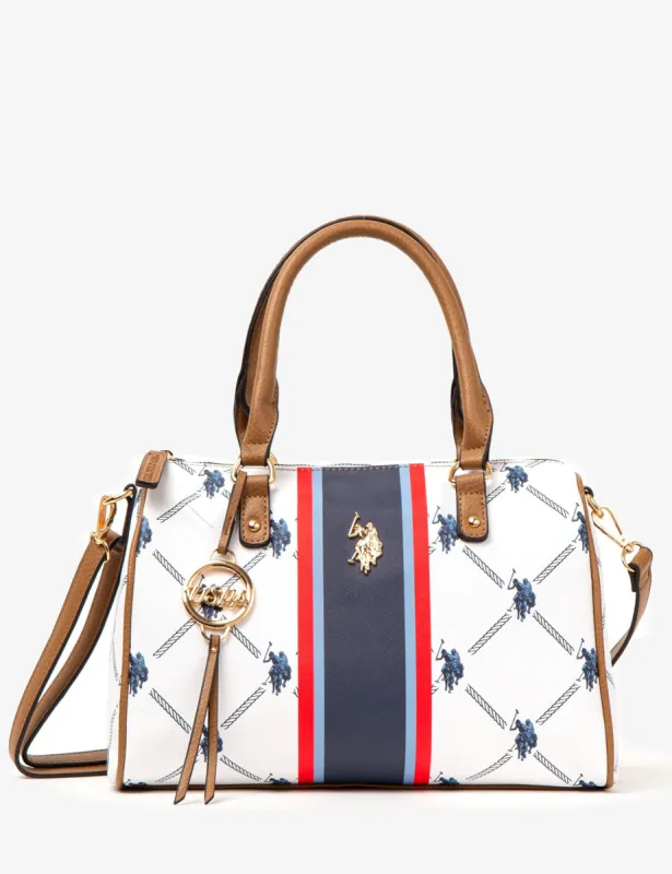 SIGNATURE SWIFTY SATCHEL BAG sold by U.S. Polo Assn.